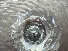 Vintage Libbey LRS154 Clear Glass 14 ounce Hobnail Water Goblet