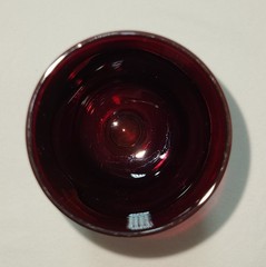 Ruby Red Luminarc France Verrerie DArques Cordial Wine Glass Vintage