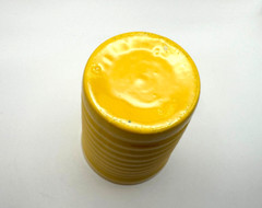 Vintage Bauer Pottery Yellow 12 oz Tumbler Ring Ware – EXCELLENT CONDITION
