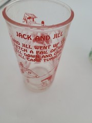Vintage Decorative Glassware Lyrics from Classic Nursery Rhymes.