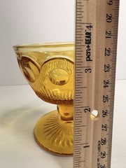 MCM Bartlett Collins St Genevieve Amber Champagne Sherbet Glass Replacement