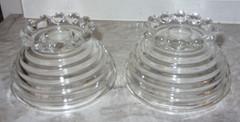 Anchor Hocking Manhattan Clear Glass 6 Sherbet Champagne Glasses Dessert Dishes