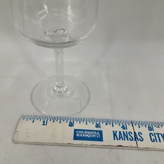 Lenox Intrigue Gold Trim Crystal Wine Glass 6″ Tulip Petal Stem Matches Eternal