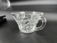 4 Piece Lot – Vintage Anchor Hocking Punch Cups – Star Of David Starburst