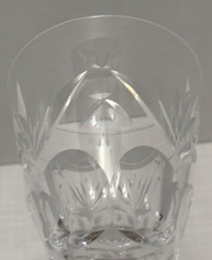 2 ASHLING Water Goblets WATERFORD Irish Crystal Glasses 6 7/8″ Retired