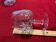 Set of 6 Rogaska Crystal Gallia 5 1/8″ Brandy Snifter Glasses 10 oz Mint Cond