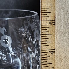 2 Rogaska Gallia Crystal Brandy Glass Snifters 5 1/4″