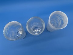 3 Kosta Boda MINE Ulrica Hydman Vallien UHV Glass White