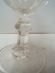Nova Scotia Tandem Bicycle Goblet EAPG 8.5″ Tall Tri mold Excellent Condition