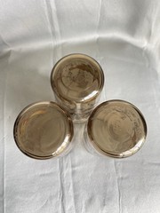 Vintage Anchor Hocking Butterfly Beverage Glasses Set Of 3