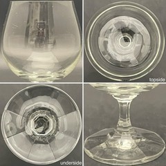 European Collection 6pc Crystal Brandy Snifter Glasses 1983 West Germany 14oz