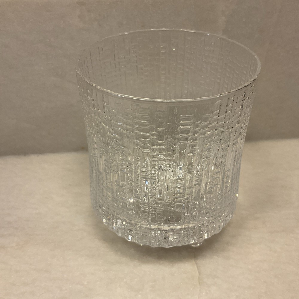Littala Ultima Thule Tapio Wirkkala Glass 5 Oz 3 1/2” Finland