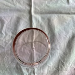 Three Pink Depression Glass Small Glasses All In Chip Free Condition See Photos