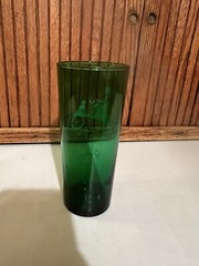EXCELLENT Vintage Anchor Hocking Forest Green Glass Tumbler – «GAS BUGGY»