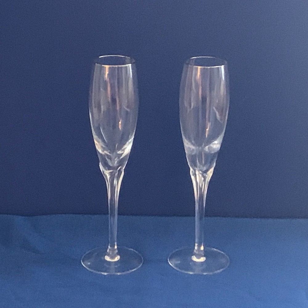 Lenox Crystal ERIN Fluted Champagne Glass 9 1/4″ Set of 2 – second mark