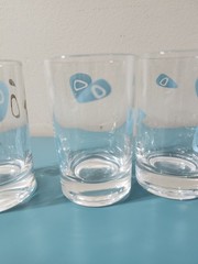 Vintage 1950’s Federal Glass MCM Atomic Amoeba Boomerang Shot Glasses 4