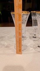 4 Mikasa Antique Lace Iced Tea Goblets Floral Gold
