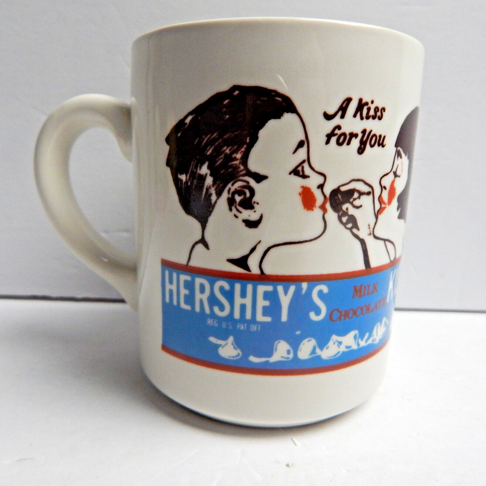 Hershey’s Milk Chocolate Kisses «A Kiss for You» Coffee Hot Chocolate Tea Mug