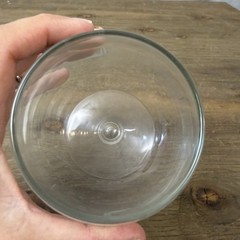Vintage Etched Wheat Stalk Brandy Snifter Glass Cognac Barware Footed