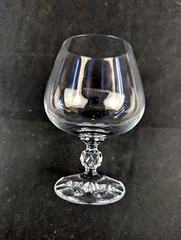 Import Assoc Crystal Stemware, Claudia Brandy Glasses (set of 4) 4 5/8″