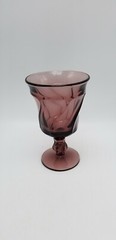 Fostoria «Jamestown Purple» 5 7/8″ Water Goblet Heavy Pressed Stem #2719