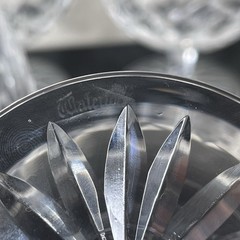 Waterford Lismore Crystal Balloon Brandy Snifter 5 1/4 In Set Of 7 Signed