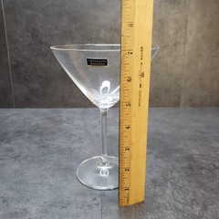 Crystalite Bohemia Czechoslovakia Republic Crystal Martini Glasses
