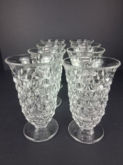 Fostoria American Clear Footed Water Iced Tea Goblets Glasses 5.75 » USA
