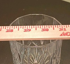 4 Godinger Oxford Double Old Fashioned Glass 3 3/4” Tall 3 1/8″ Width 10 Ounces