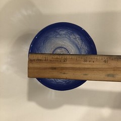 Kosta Boda Mine Blue Tumbler Artist Ulrica Hydman Vallien Sweden