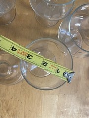 Princess House Heritage Shrimp Seafood Cocktail Glasses Inches Set of 4