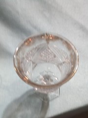 Broughton Pattee Cross Goblet U.S. Glass 15112 Clear 1909 Antique Gold Trim