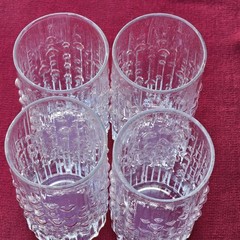 MESI Tapio Wirkkala Iittala Finland Mid C Modern NECTAR Glasses Tumblers Set 4