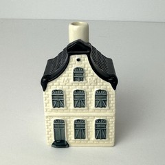 KLM Bols Blue Delft Miniature House Bottle #5 EMPTY 1575 – 2008