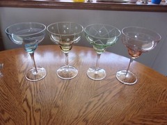 Margarita Etched Laura Glass Allegro Etched 12 Oz – Set of 4