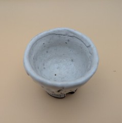 sake cup　”GUINOMI　HAGI-YAKI”　white01