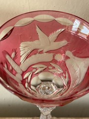 5 Bohemian Wine Glasses Game Hunting Theme Rowland Ward