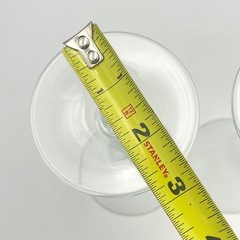 Vintage Set of 2 Turda Romania Art Glass Goblet Twisted Stem Wine Champagne