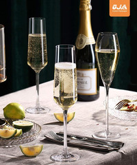 Champagne Flutes, Crystal Champagne Glasses Set of 8, 7Oz, Elegant | for Prosecc
