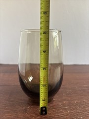 Vintage Libbey Tempo Brown Tumbler MCM Drinking Glass 5.25” Tall Replacement