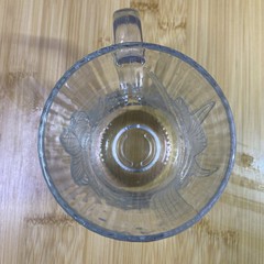 Vintage Arcoroc Canterbury Crocus Glass Coffee Tea Cup Mug France