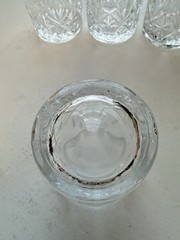 6 Cristal d’ Arques Genuine Lead Crystal Whiskey Glasses High Ball Masquerade