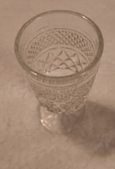 VINTAGE ANCHOR HOCKING WEXFORD WINE OR JUICE GLASS STEMWARE ONE PIECE B14
