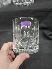NEW Four MARQUIS by Waterford Bicchieri Sparkle Double Old Fashioned Glasses 3