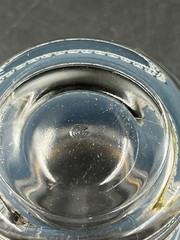 7 Vtg Hazel Atlas Blue & White Egyptian Hieroglyphs 3.5″ Low Highball Glasses