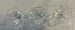 3 Glass Cordials Tall Stem Liqueur Barware