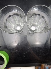 (2) Libbey Drinking Glasses Gibraltar Clear Flat Panel 22oz 6.5″ Tall T2917