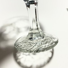 LIBBEY Chivalry Clear Champagne Coupe 4.25” Tall Sherbet Glasses Textured PAIR