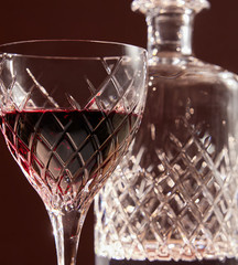 Soho Home Barwell Cut Crystal Red Wine Glass, Set of Four – No Import Fees