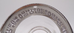 Atomic Silver Band Rocks Lowball Tumbler Glasses MCM Canonsburg Temporama Set 9